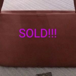 Vintage British Tan Mark Charles Briefcase/Laptop